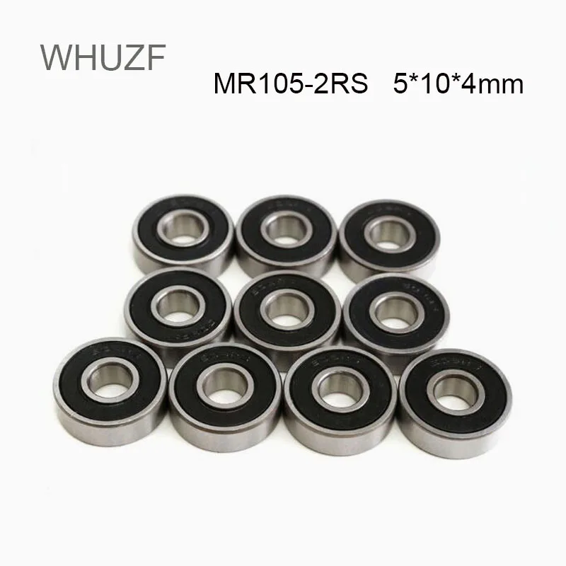 

MR105RS Miniature Bearing 20/50/100PCS 5x10x4 ABEC-5 Hobby Electric Car Truck MR105 RS 2RS Ball Bearings MR105-2RS Black Sealed