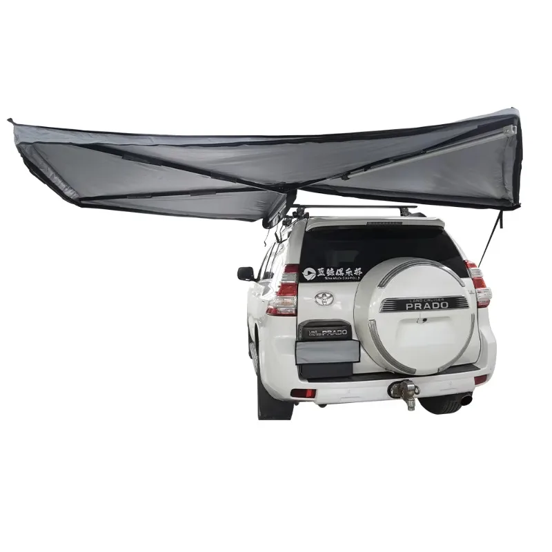 

Factory OEM outdoor camping retractable waterproof car 270 degree freestanding awning