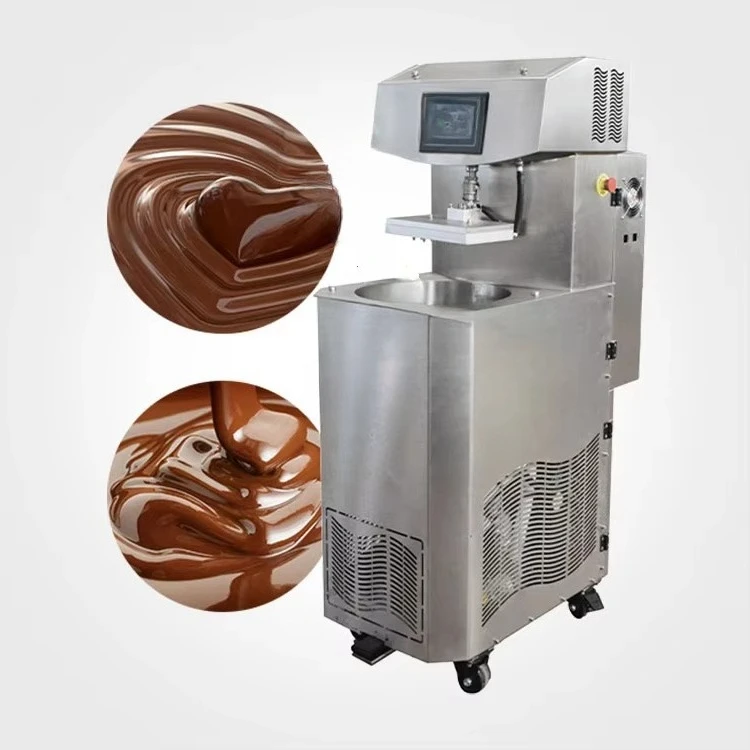 Commercial 25l Cocoa Butter Small Automatic Mini Equipment Desk Temper Chocolate Melt and Enrobe Machine