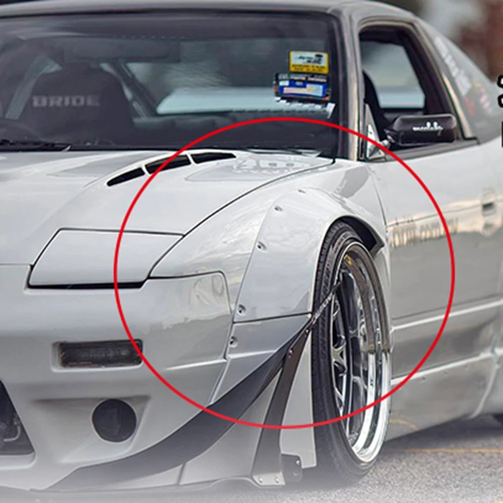 For Nissan 180Sx Rb V2 Style Front Fender Fiber Glass