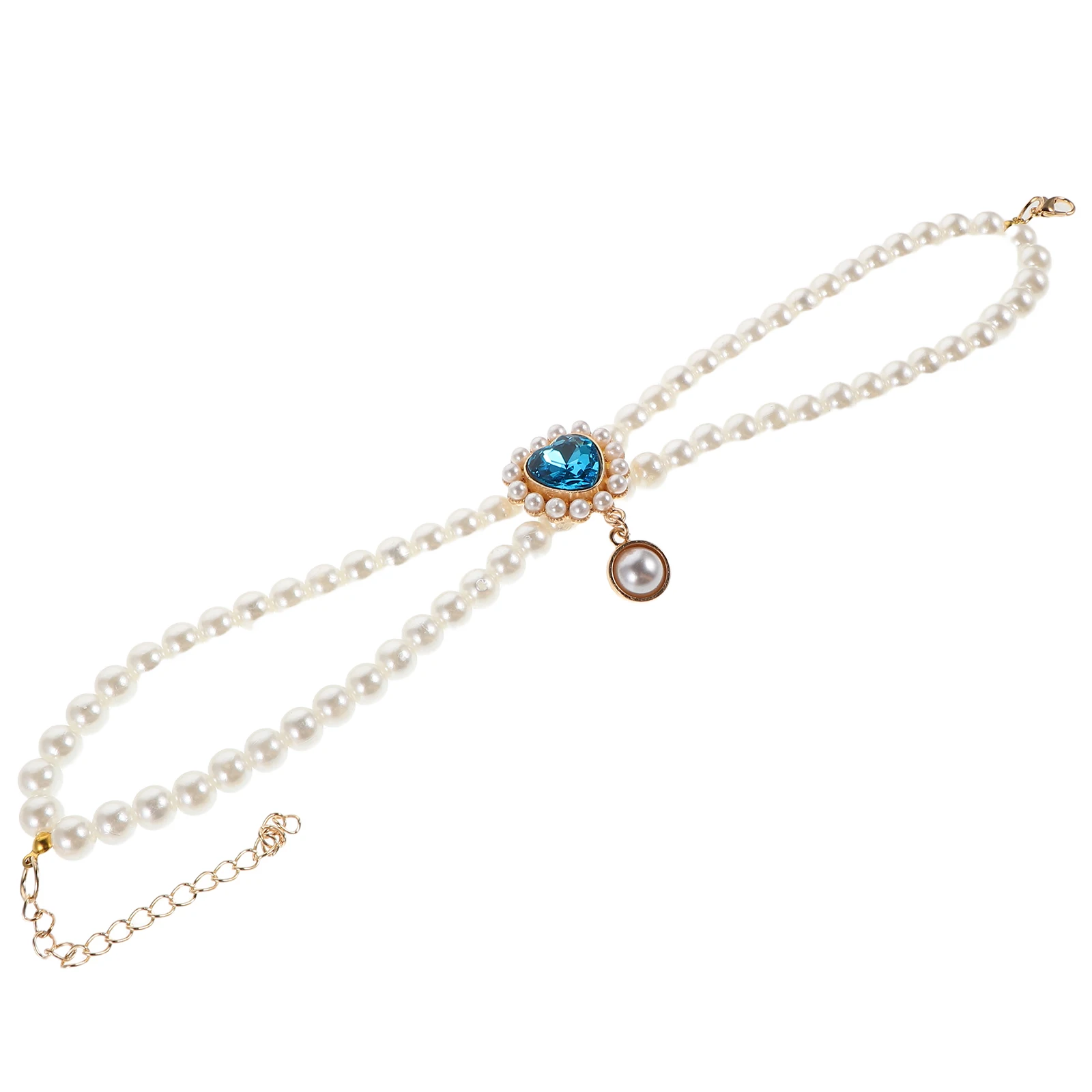 

Elegant Double Layer Faux Pearl Pet Necklace Adjustable Dog Cat Collar For Wedding Party Photo Shoots Lightweight Comfort Bridal