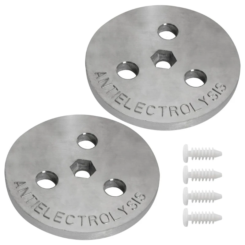 Anti Electrolysis Sacrificial Anode Anti Electrolysis Zinc Anode Plate Zinc Anode Weight Suitable for Pool Equipment 918D