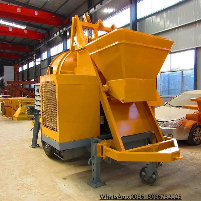 JBTS40 Diesel Concrete Mixer Machine With Pump New Condition Concrete Mixer And Pump Function At An Economical Price