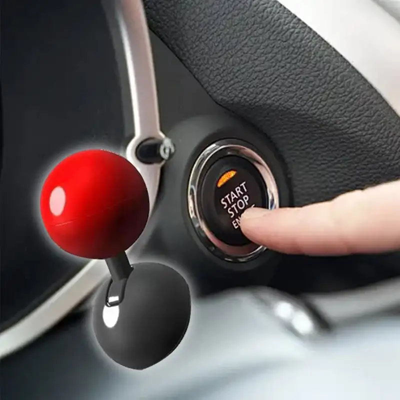 Car One Touch Start Button Rocker Push Button Cover Car Start Button Cover Decorative Accessories Car Accessories