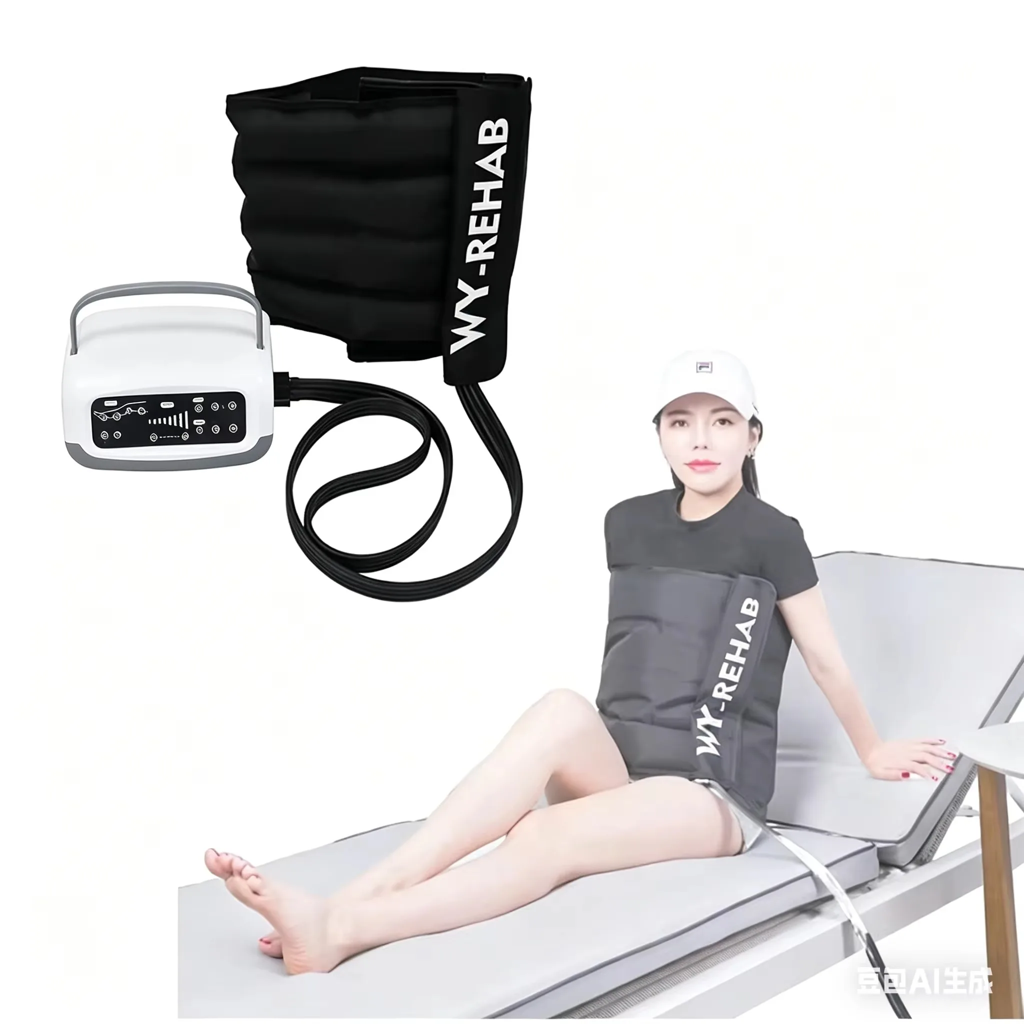 Personal Health Care Product 4 Chamber Air Pressure Waist Massager Relax the Muscles of Waist and Abdomen Relieve Fatigue.