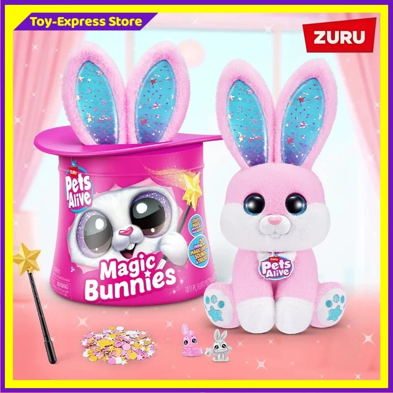 

ZURU Blind Box Toys Pets Alive Magic Bunnies Blind Boxes Rabbit Model Doll Children Boys Kids Toys Mystery Box Birthday Gift