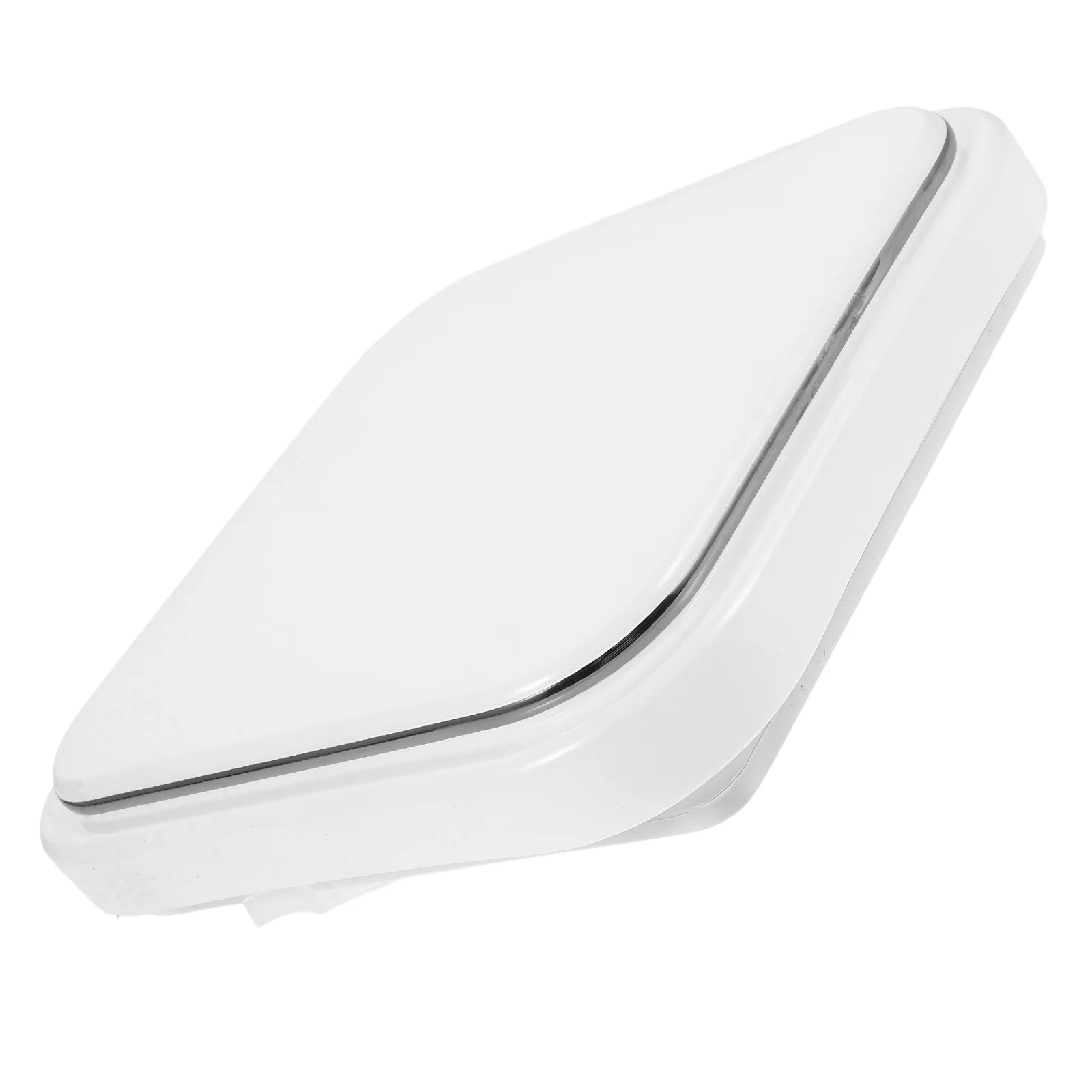 

Прямоугольный пластиковый потолочный светильник, простая установка, потолочный светильник, абажур для спальни, гостиной, кабинета, освещения