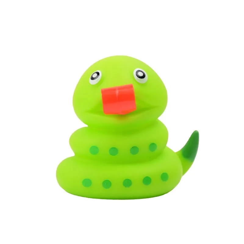 Year of The Snake Funny Squeeze Tongue-spitting Animal Toy Bb Whistle Cartoon Snake Pinch Children's Decompression Action Toys