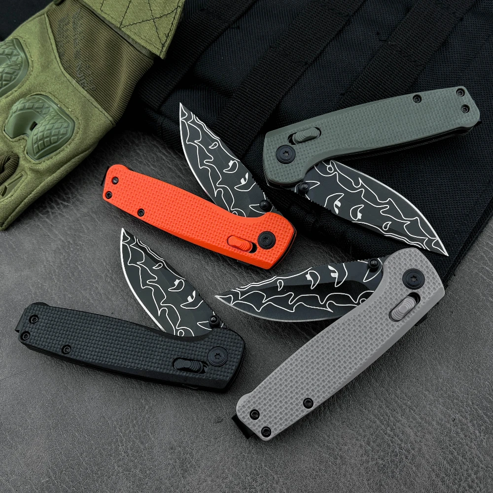 屋外折りたたみナイフ高品質ポータブル釣りキャンプ登山ロック自己防衛狩猟ハンドツールマルチツール EDC