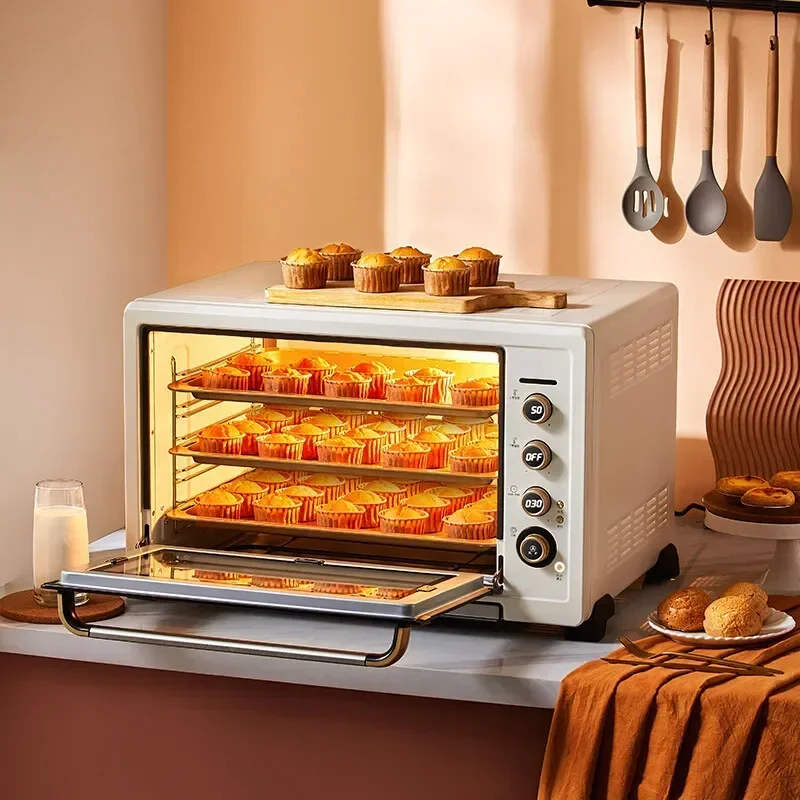 Home Commercial Hot Plate Oven 3 Layers Baking Oven Independent Temperature Control 2100W Petrus Electric Oven Big Capacity 80L