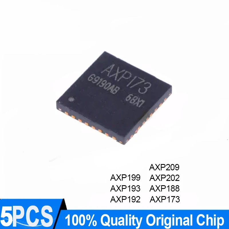 (5pieces) AXP173 AXP188 AXP192 AXP193 AXP199 AXP202 AXP209 QFN Original Chip