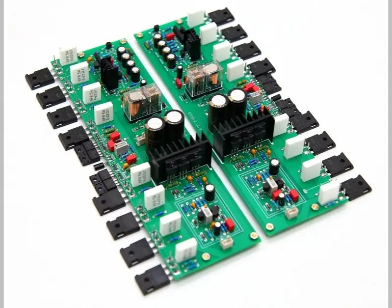 E700HiFi audiophile level field-effect 8-tube pure power amplifier, high-power A dual channel amplifier board