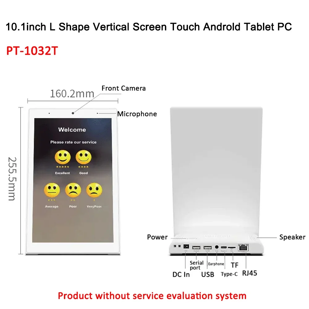 Système d'identification de carte d'identité 10.1 13.3 pouces, système d'économie de service, machine AIO avec câble réseau ethernet RJ45, tablette Android