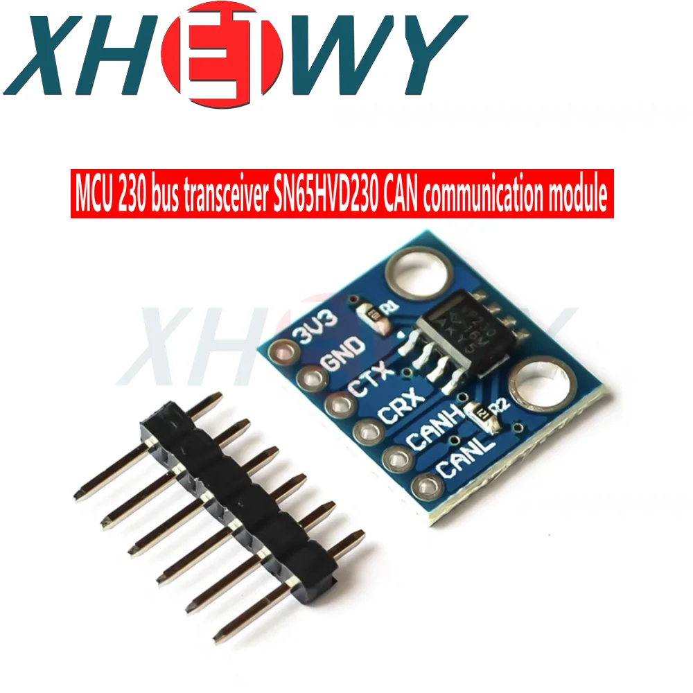 ตัวรับส่งสัญญาณบัส MCU-230 SN65HVD230โมดูลสื่อสารได้ MCU230