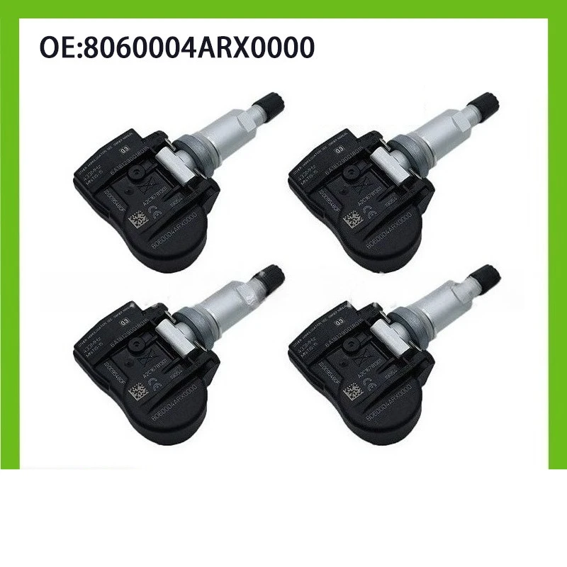 

8060004ARX0000 4pcs Tire Sensor for Trumpchi GS3 GS4 GS5 EA6 GS8 For AION S PLUS Hyper GT Hyper SSR V Y PLUS S MAX LX