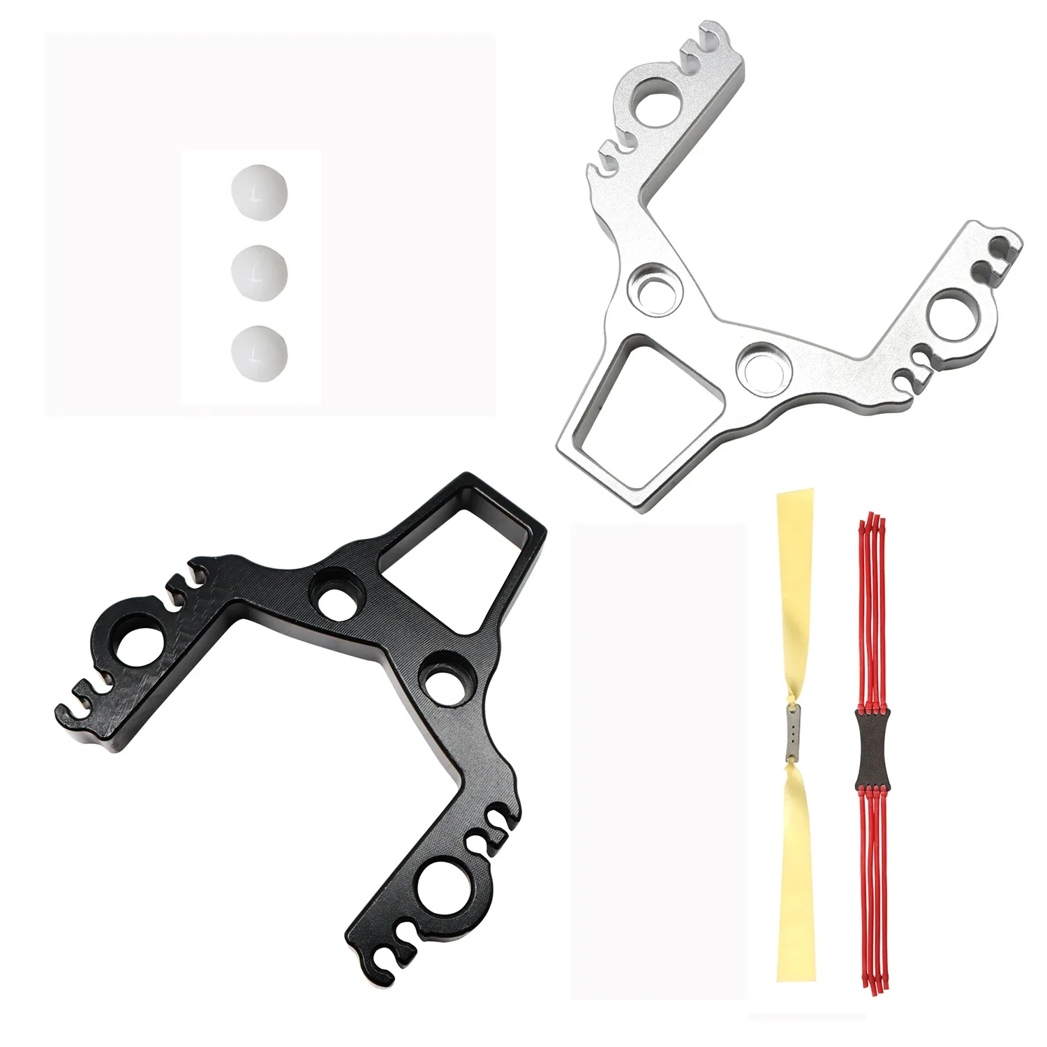

Multifunctional Aluminum Alloy Slingshot Head Assembled Slingshot DIY Slingshot Special Accessories Long Slingshot Parts