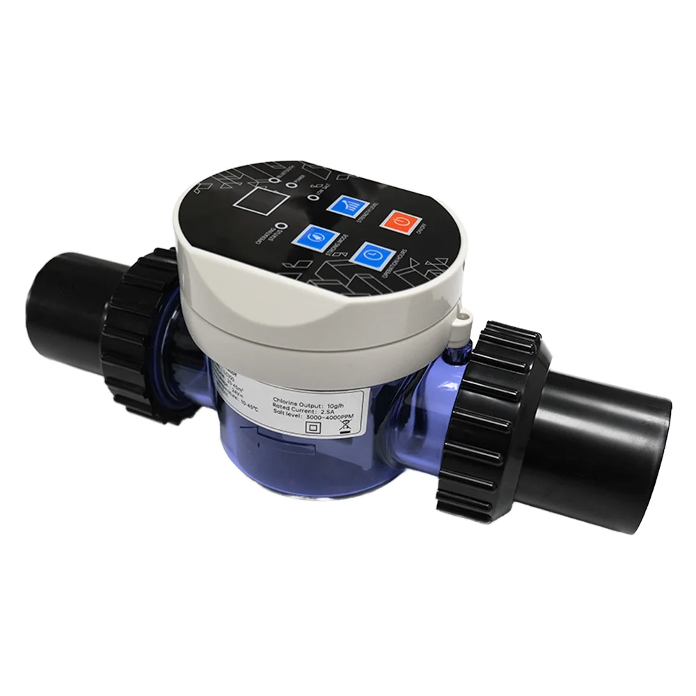 Pikes Intelligent MQ Series Small Pool Salt Chlorinator Easy Installation Space-Saving Swimming Disinfection Tool & Accessory