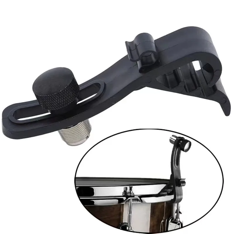 Drum Kit Shock Absorbing Mic Clip Stand Mount Secure Microphone Holder Percussion Instrument Replacement Parts