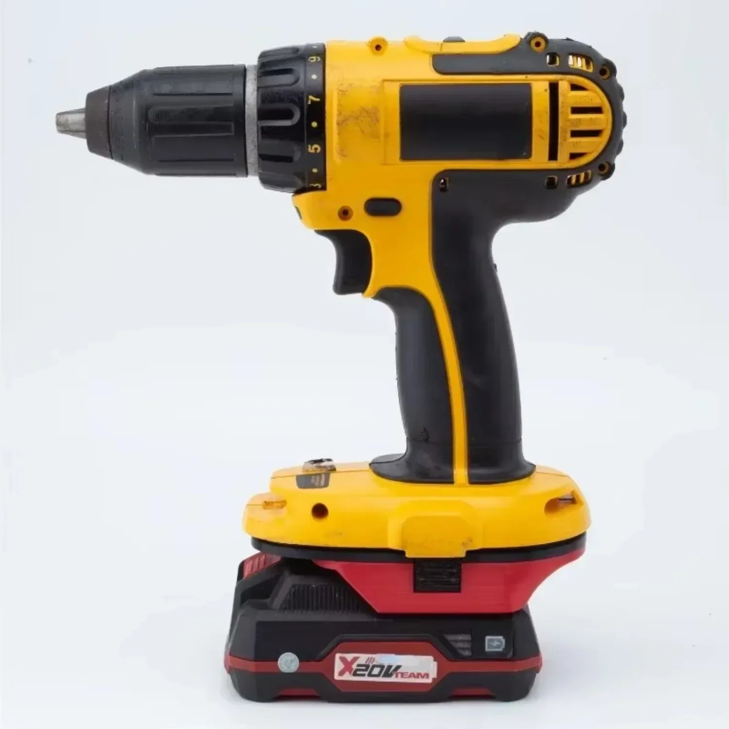 Dla Lidl PARKSIDE X20V Li-Ion do DEWALT Nickel Battery Adapter kompatybilny z akumulatorowym elektronarzędziem DEWALT Nickel