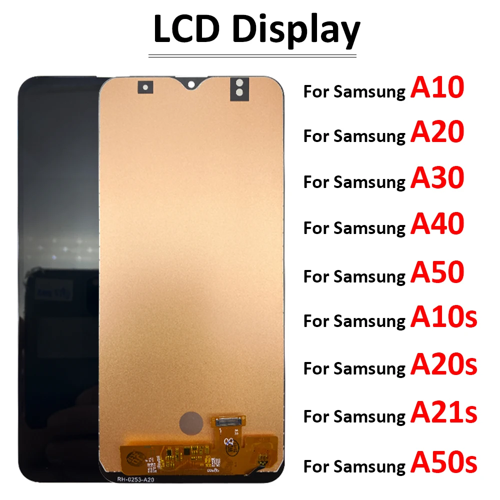 LCD Display Touch Screen Digitizer Assembly For Samsung A10 A20 A30 A40 A50 A10s A20s A21s A50s A30s