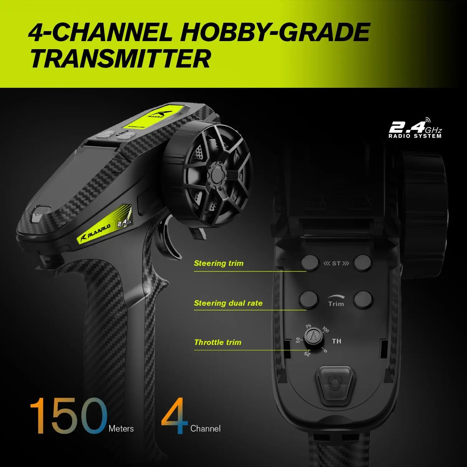 114 Brushls Fas Mobil RC untuk Dewasa, Kecepatan Maksimum 60+ PH RC ru, Mobil Kontrol Jarak Jauh Semua Medan Hobi Off-Road Reoe