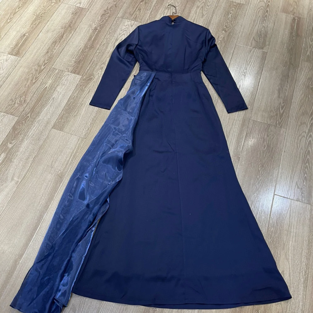 فساتين تنحيف بمزاجية من TWOTWINSTYLE للنساء برقبة دائرية وأكمام طويلة مزينة بفستان أنيق طراز أنثى KDR545284 #2