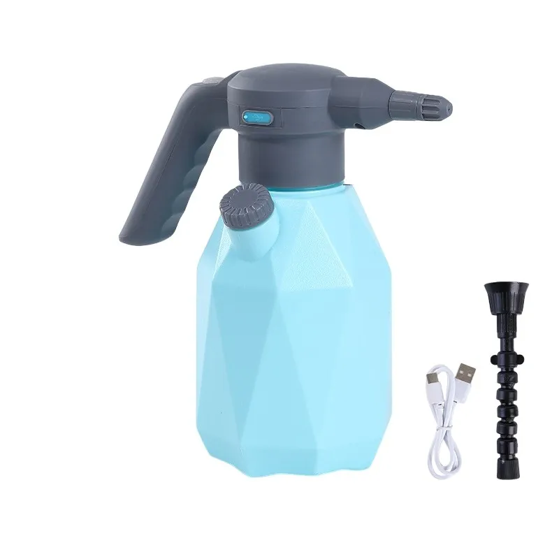 حار دليل البخاخ حديقة البخاخ زجاجة 2L USB قابلة للشحن غسيل السيارات رغوة الرش وعاء زجاجة سقي علب #2
