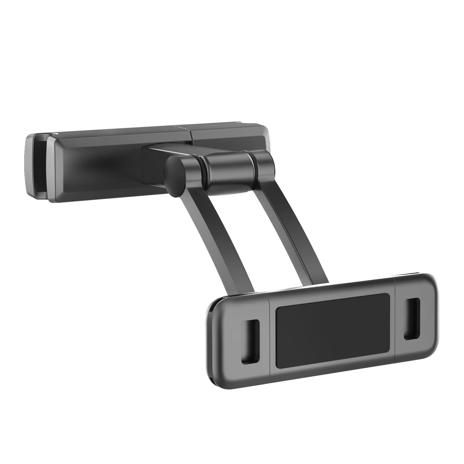 Car Headrest Tablet Holder Foldable Clip Car Backseat Tablet Mount for iPad Pro Air Mini Galaxy Tablet 4.7-12.3