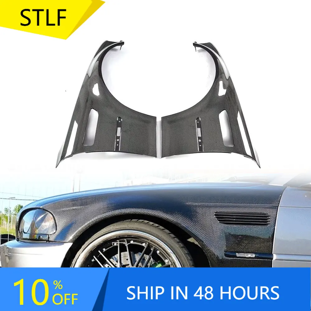 

STLFCarbon Fiber E46 M3 Door Fender for BMWs E46 M3 Base Coupe 2-Door 01-06