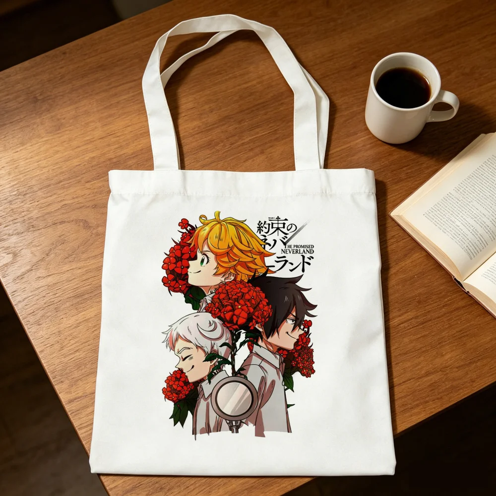 the Promised Neverland tote bag einkaufstasche totebag torba na zakupy shoulder  personnalisable femme