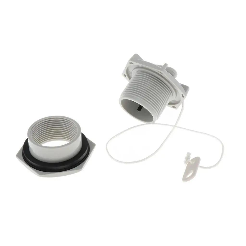 

Gray Marine Scupper Valve for Inflatable Boat Kayak Dinghy Drain Cap 65mm PVC Rubber Epoxy Replacement