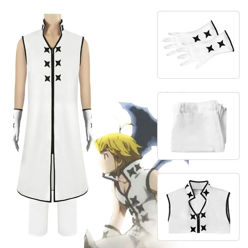 

Семь смертных грехов Wrath Sin Meliodas косплей костюм комиксов конвенция косплей наряд