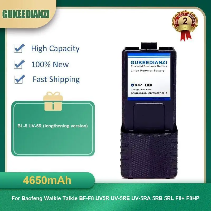 Battery For Baofeng UV5R UV5-RA UV-5RE Walkie Talkie BL-1 BF-888S BF-C1 H-777 BF-777S RT21/H777S/RT24V BF-F8 UV-5RA 5RB 5RL F8+