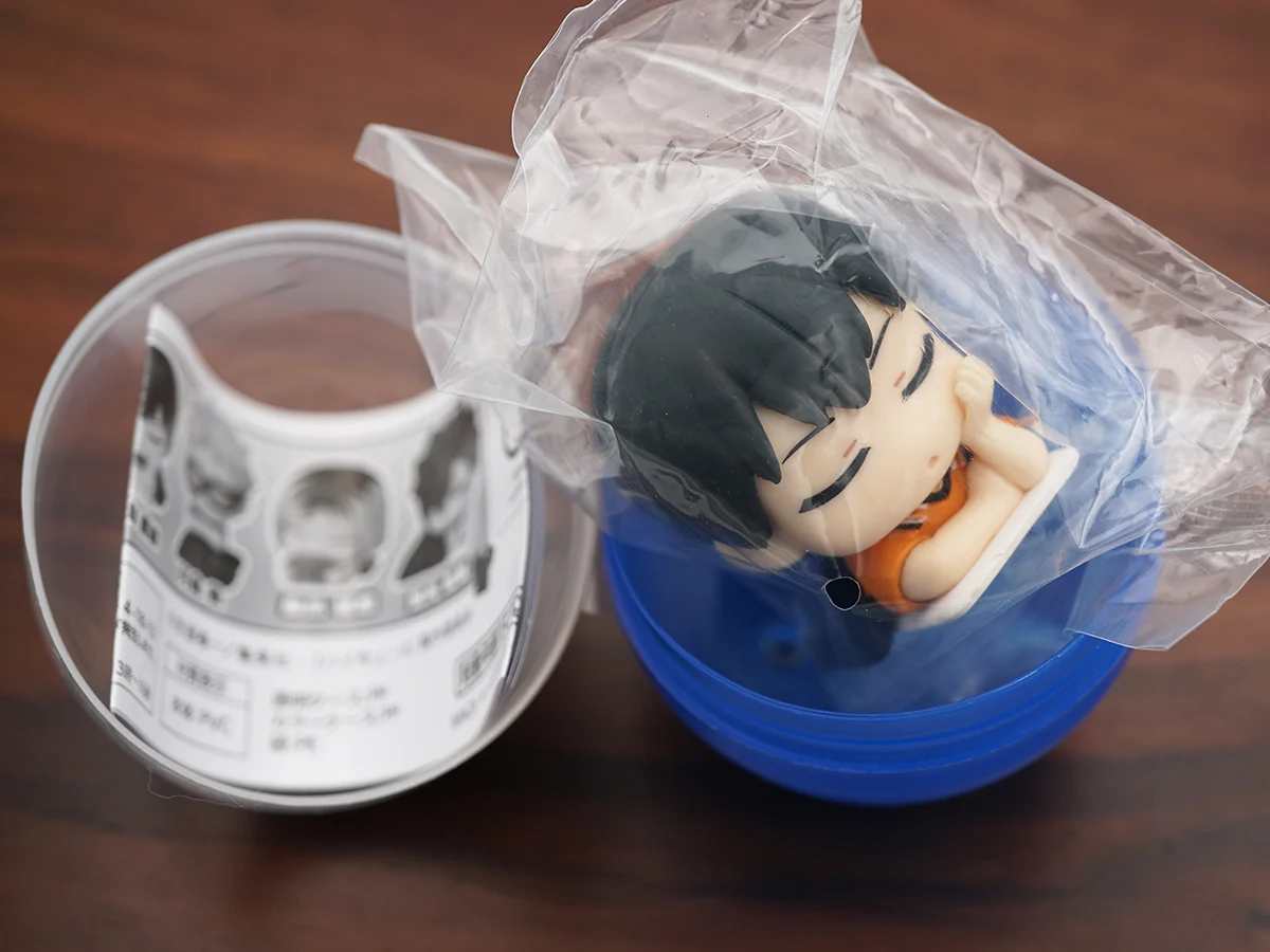 ไฮคิว!! ฟิกเกอร์อนิเมะ ฮินาตะ โชโย โทบิโอะ คาเกยามะ เคอิ ซึกิชิมะ โคซูเมะ เคนมะ คุโรโอะ เท็ตสึโร่ ขนาด 45 มม. ของแท้จากแคปซูล