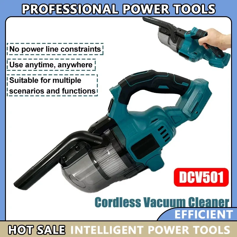 

Fit Makita Pet Hair Cleaning Power Tool 18V Battery Cordless Vacuum Cleaner Handheld Dust Collector Floor Carpet Car