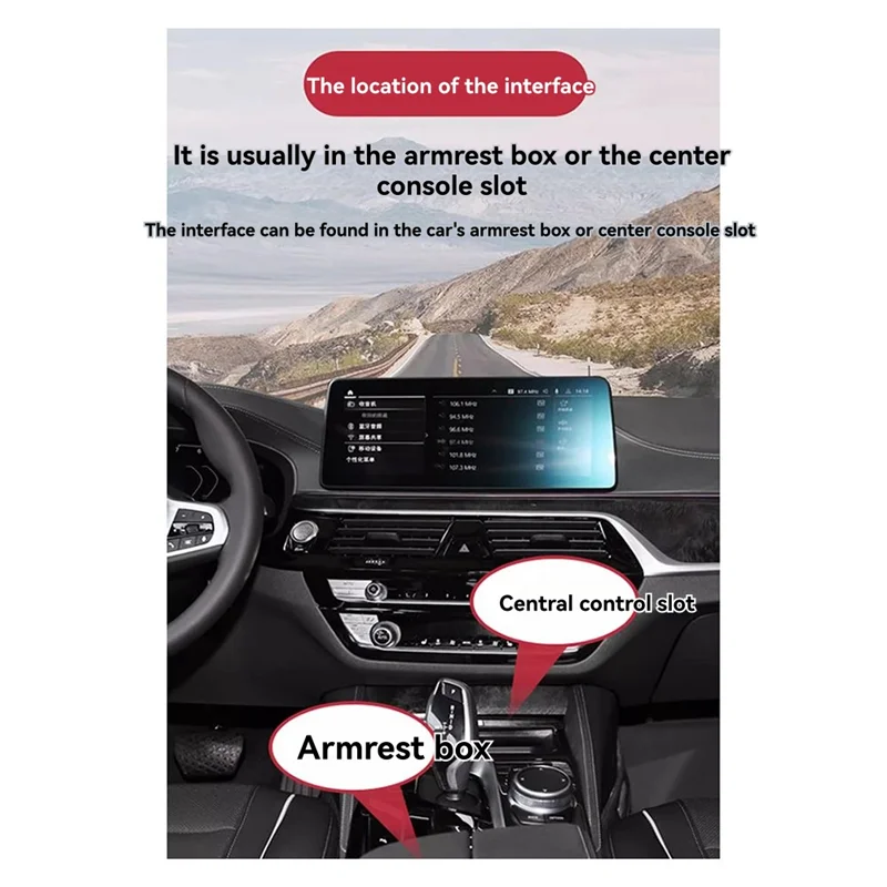 Adaptador JABS-Aptx-HD Bluetooth 5.0 com cabo Y para BMW Mini Cooper USB + AUX Ipod Iphone Interface de música (300B)