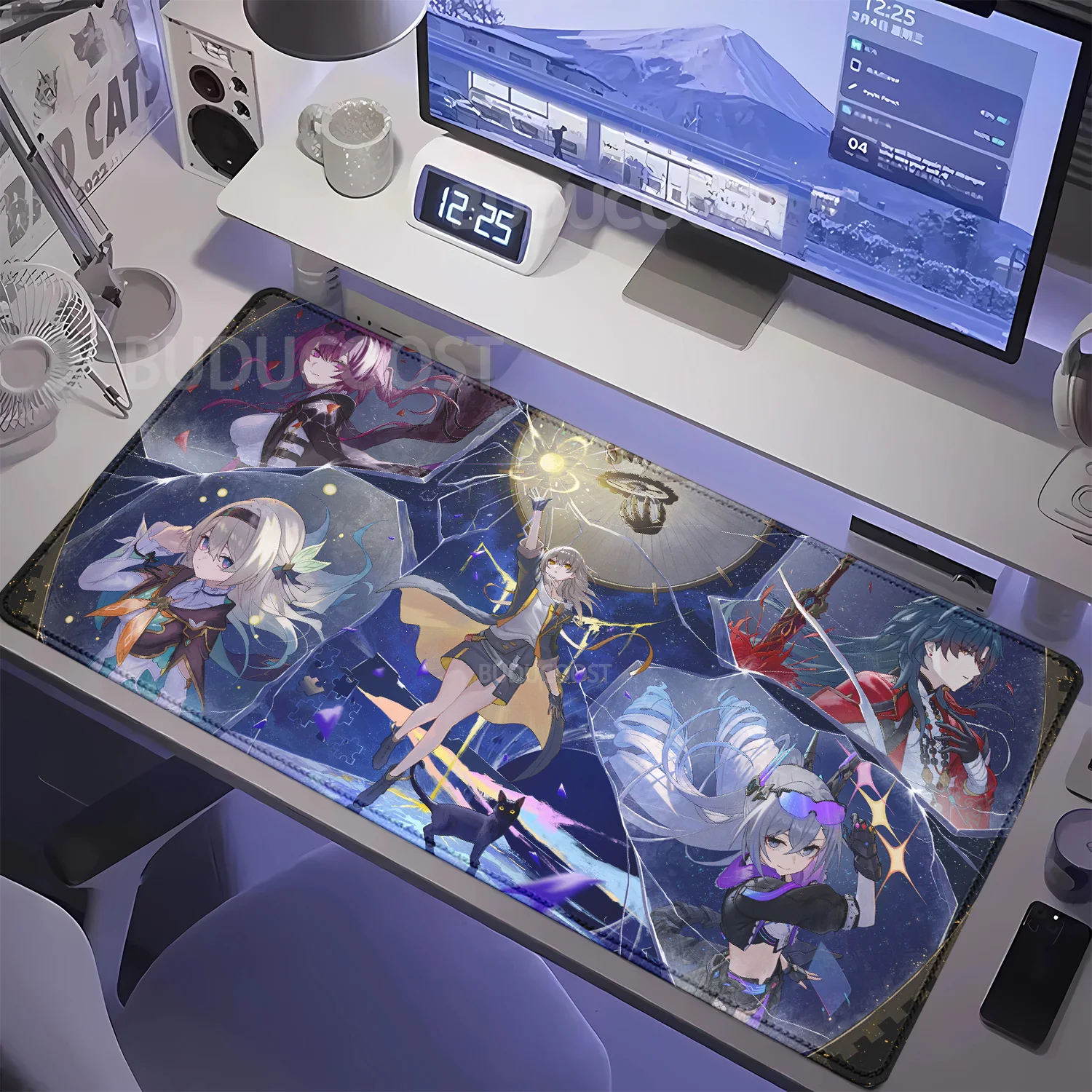 Mouse Pad HD printing Honkai Star Rail Kawaii Anime Girl Laptop Keyboard Mousepad PC Gaming Office Non-slip overlock Desk Mat