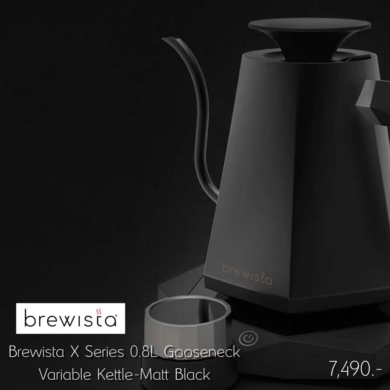 Imagem -03 - Brewista-x Series Chaleira de Café Temperatura Controlada Camadas Duplas Termômetro Gooseneck Variável 304 0.8l 220v Aço Inoxidável