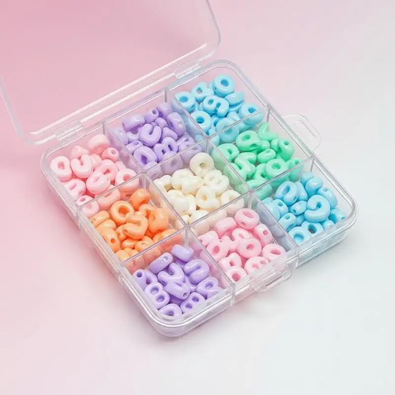 26-teiliges Set mit Pastellfarbenen Harz-Alphabet-Buchstabenanhängern im niedlichen Blasendesign, vollständiges AZ-Set für DIY-Schmuckherstellung, Handyhüllen-Dekoration und Bastelarbeiten – Detail 15