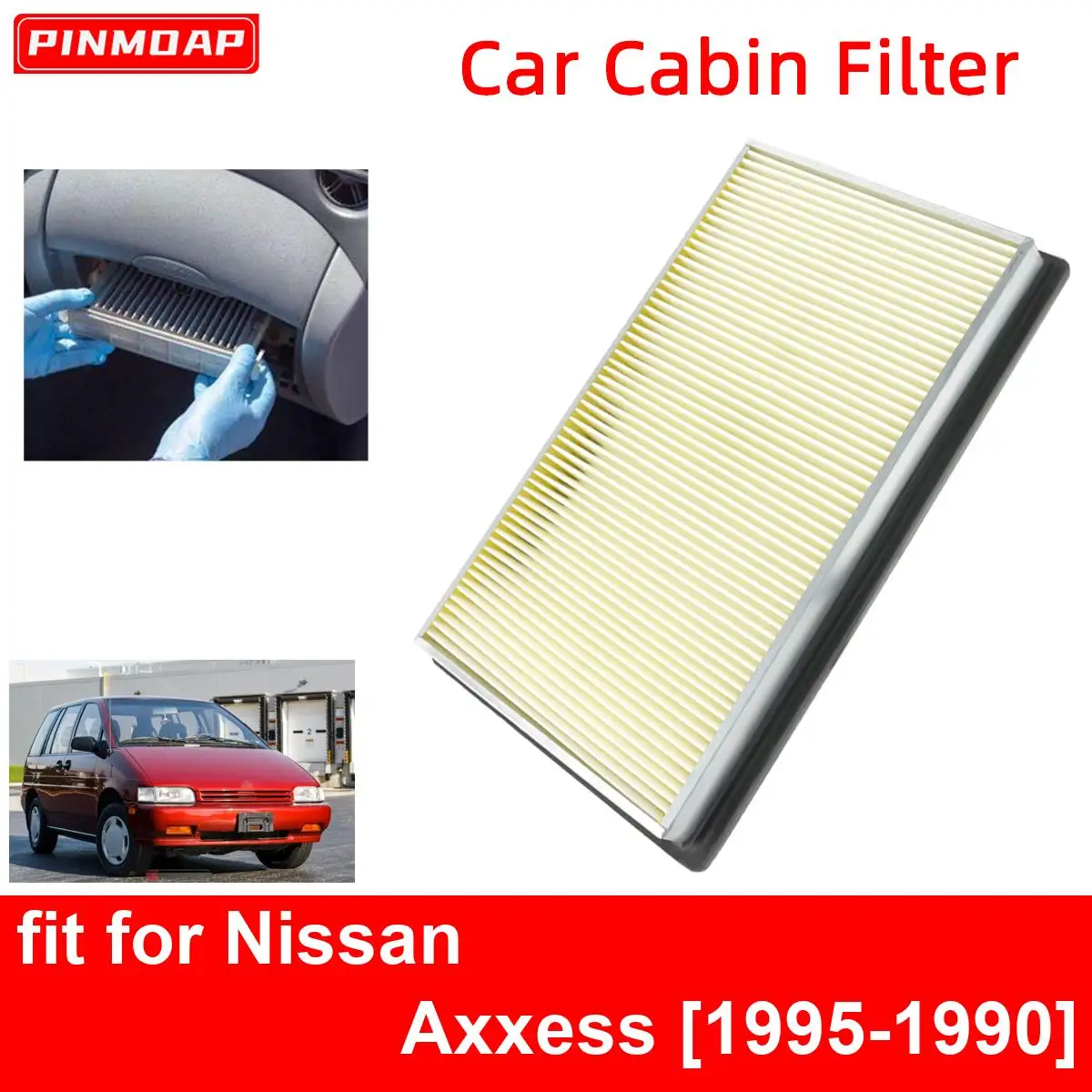 Engine Air Filter for Nissan Axxess 1995-1990 Auto Filters Carbon Fiber CA4309 16546-0Z000 16546-70J10 16546-V0100