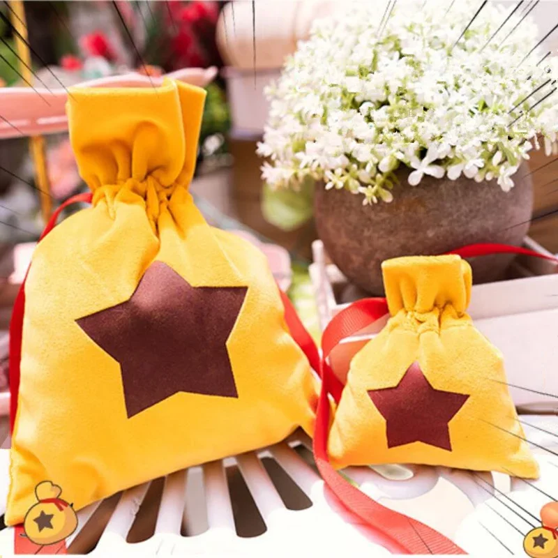 

Game Animal Crossing New Horizons Cosplay Costumes Adult Unisex Short Plush Coin Purse Drawstring Bag Prop Xmas Gift