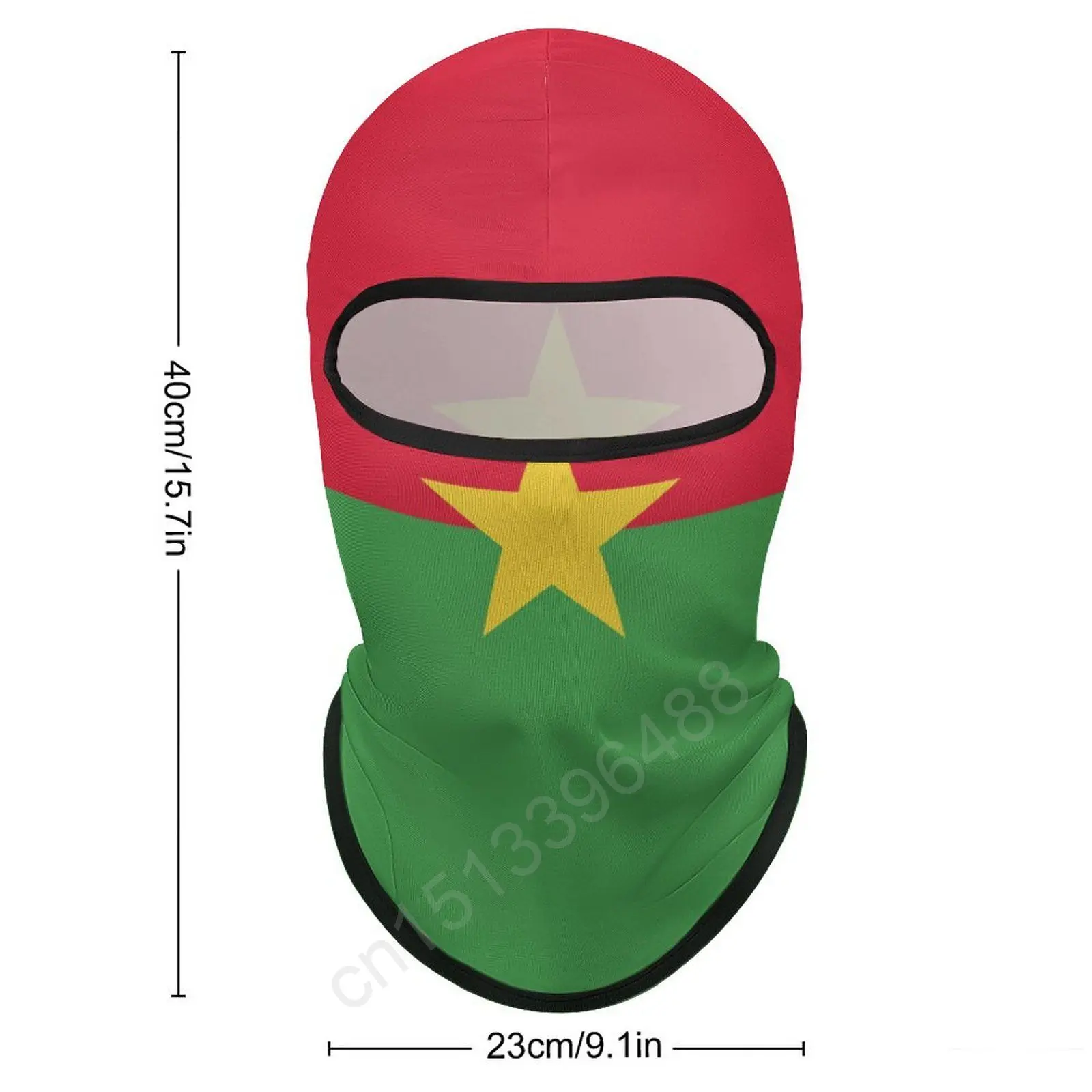 Burkina Faso Cycling Cap Quick Dry Headband Head Scarf Running Hat Bandana Ciclismo Wind Sunscreen Dustproof CS Masked Hood Caps