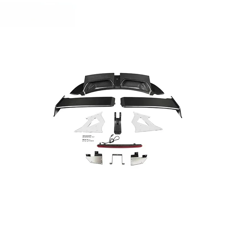 FEITUO GT3 Style Carbon Fiber 992 Rear Spoiler for Carrera 911 992.1 992.2 TKT Tail Wing Assembly
