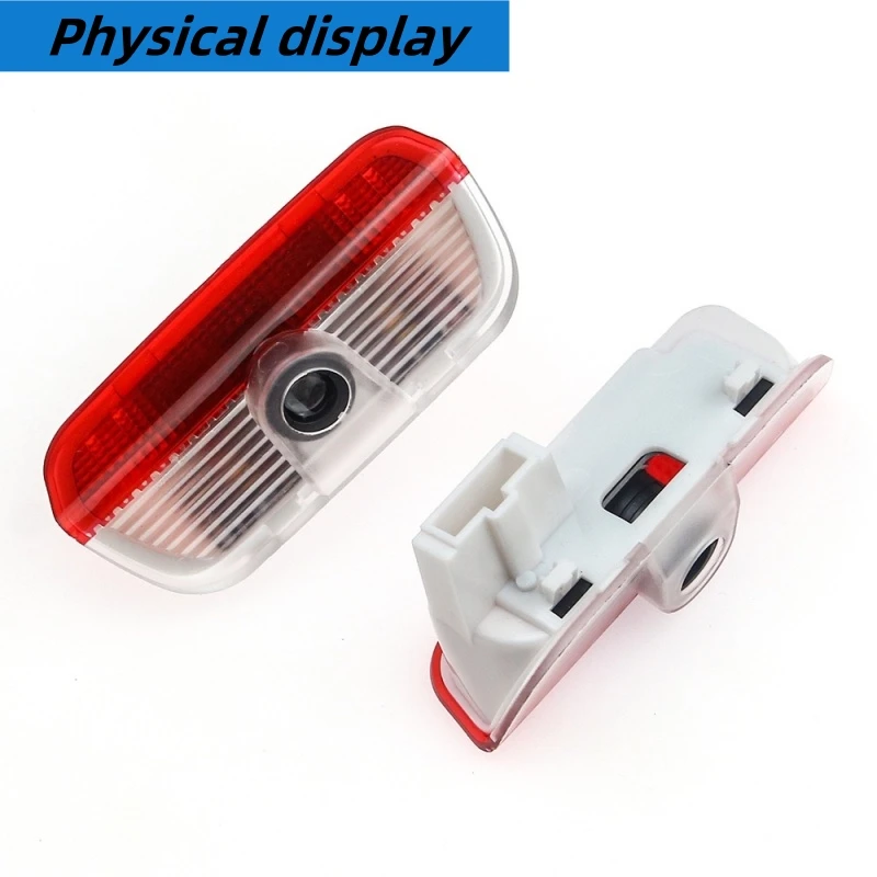 2Pcs LED Logo Projector Welcome Light For Skoda Superb 2 MK2 Superb 3 2009-2018 Wireless Puddle Light Door Ghost Shadow Lamp - view 3