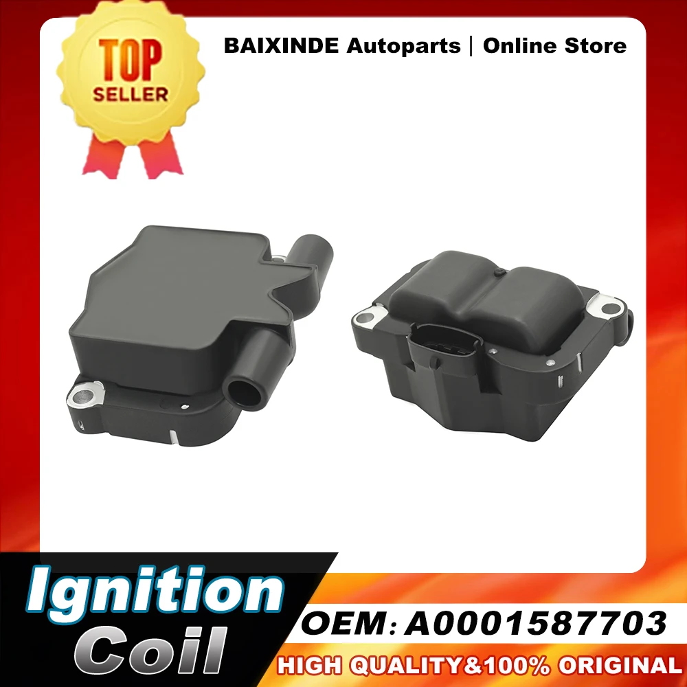 1/4PCS Ignition Coil OE A0001587703 1601587703 For CABRIO (450) 0.6 0.7 CITY-COUPE (450) 0.6 0.7 FORTWO Cabrio (450) 0.7