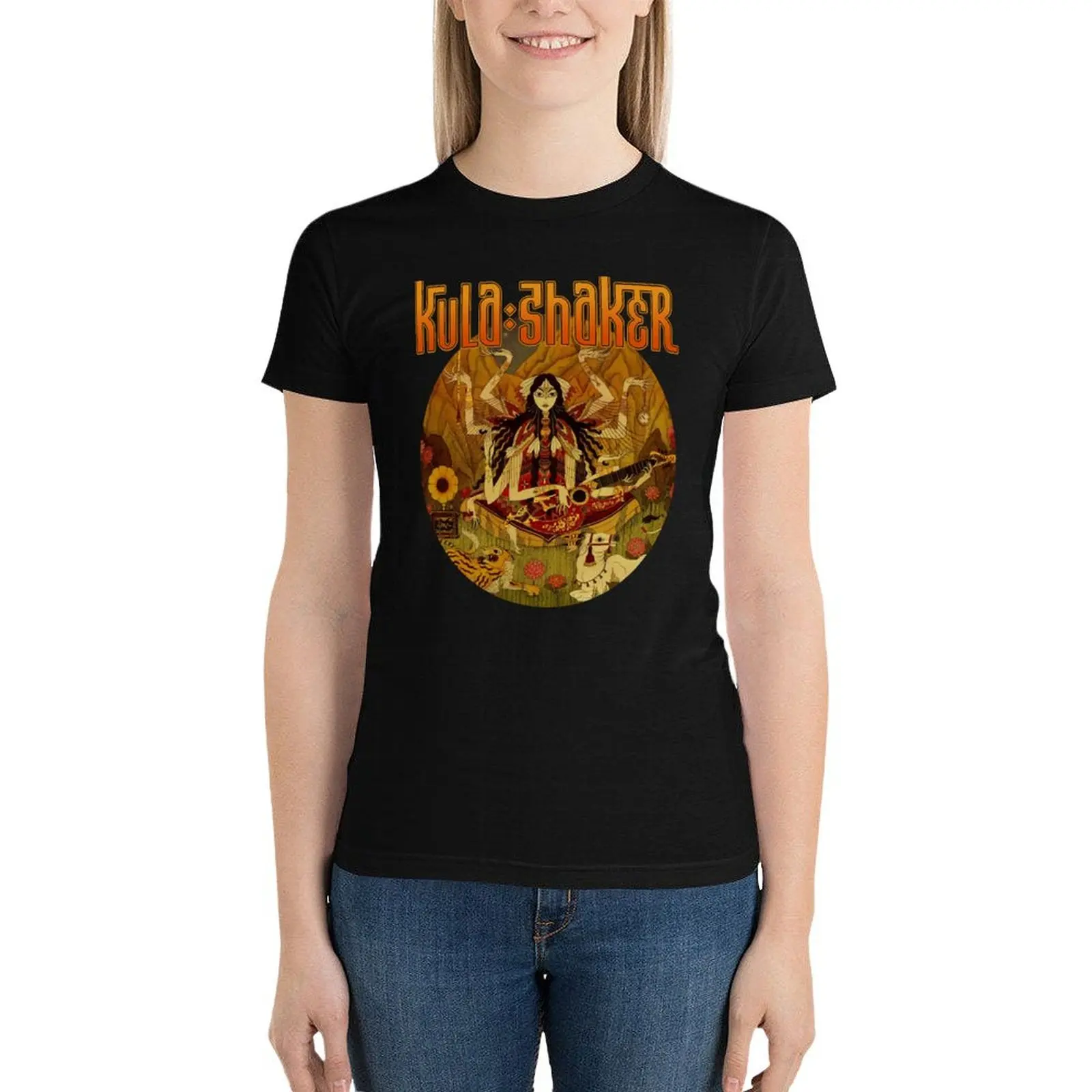 

KULA SHAKER BAND T-Shirt cute tops Aesthetic clothing shirts graphic tees korean fashion western t shirts for Women