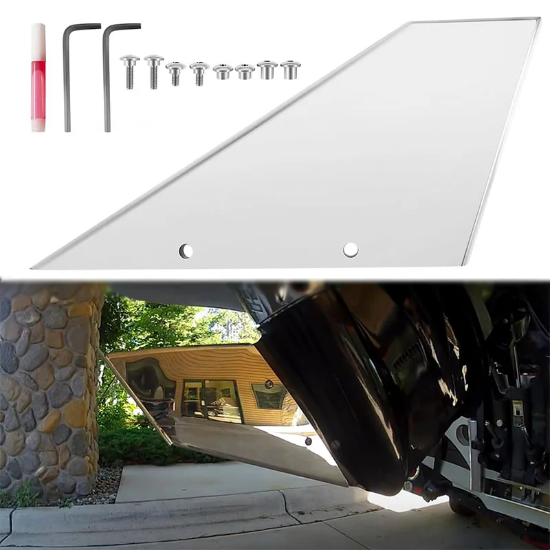 

35-SS645 Набор инструментов для защиты от скера, безопасная защита от скега, замена морской нержавеющей стали для морских двигателей Mercury Yamaha