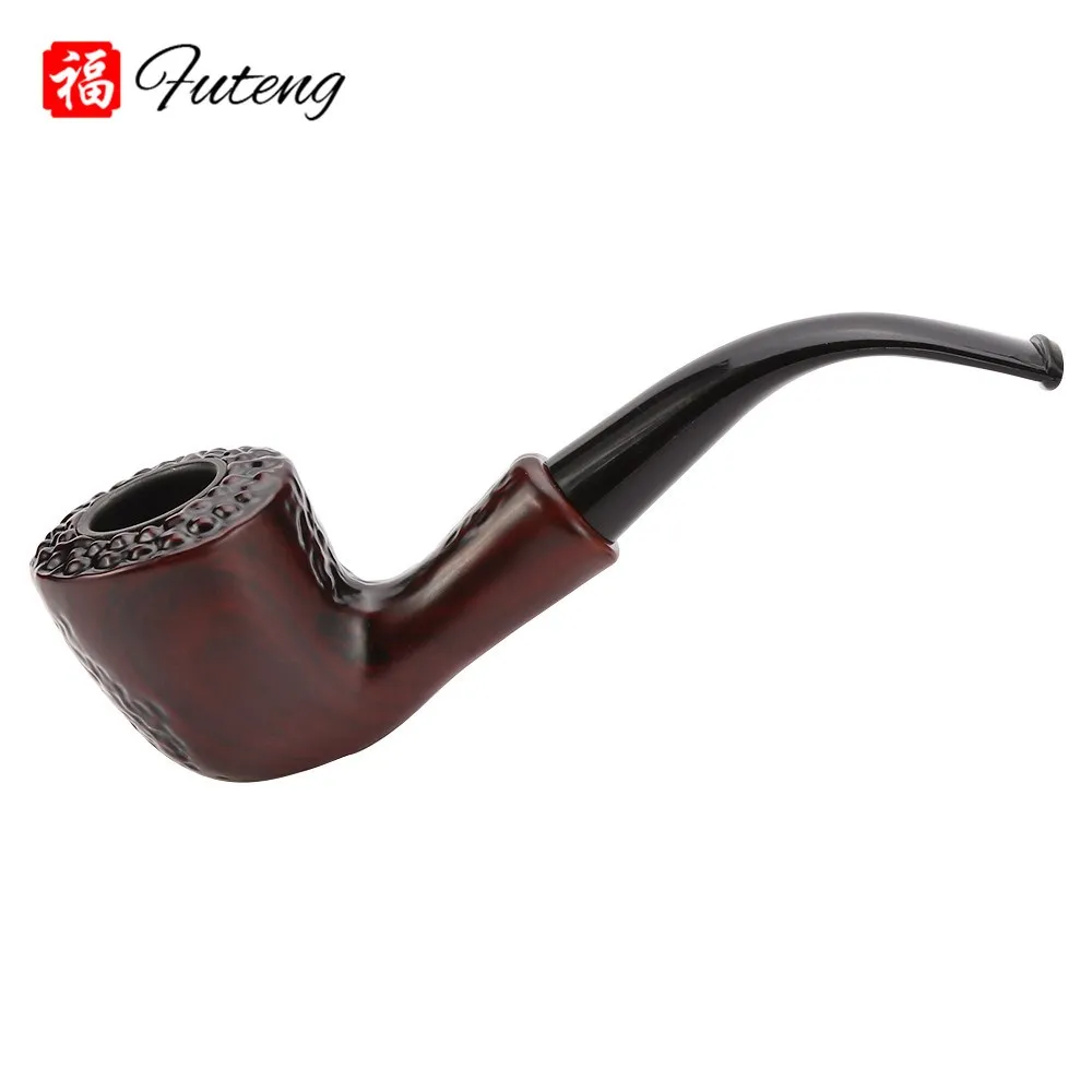 Ensemble de pipes à tabac portables, tuyau plié en résine, filtre Laguna ette, herbe, mini pipe à fumée incurvée, intérieur du maire, accessoires exquis pour fumer