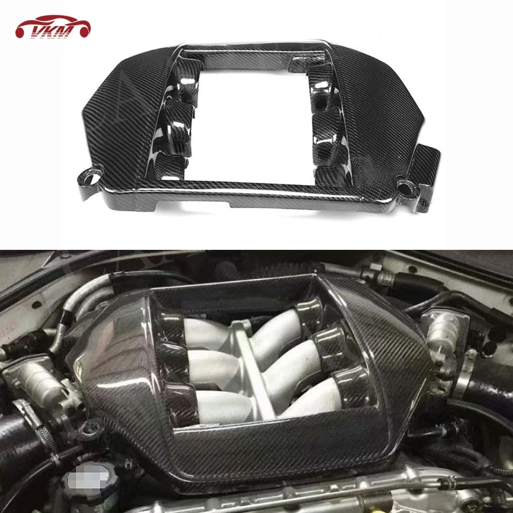 

Real Dry Carbon Fiber Engine Cover for Nissan GTR R35 2009 2010 2011 2012 2013 2014 2015 Engine Hood FRP Body Kits Accessiores