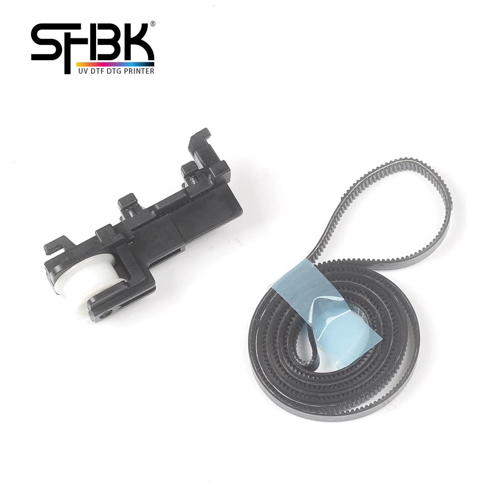 Correia do motor CR para impressora Epson A4 L805 UV DTF, correia de rolo preta da unidade de transporte compatível com a roda da impressora R330 L800 L801